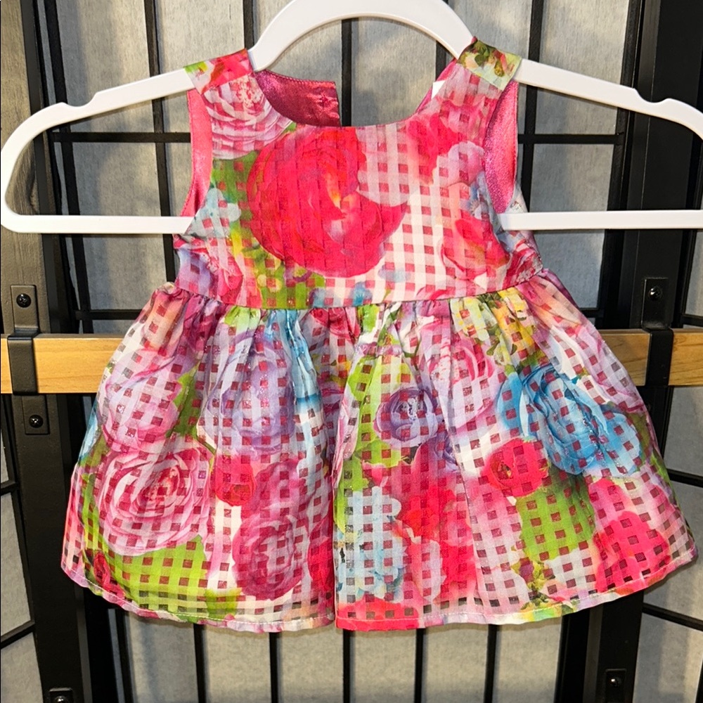🦋The Children's Place Vibrant Red and Pink Dress 5/25$